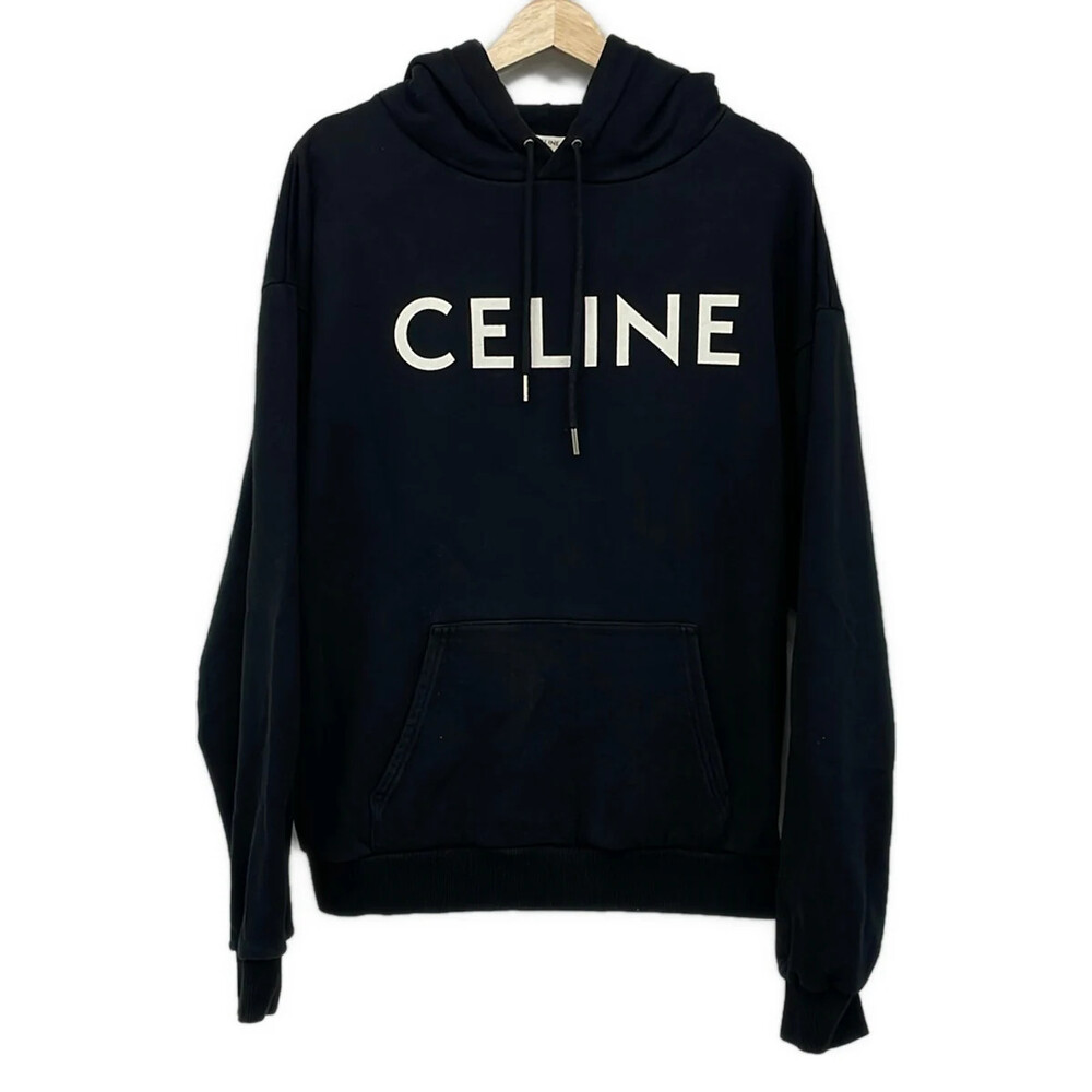 Celine Black White Men's Hoodie #319261C52B